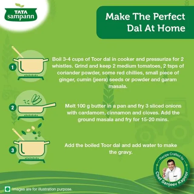 Tata Sampann Unpolished Toor Dal-Arhar Dal, 500 g Pouch-5.webp